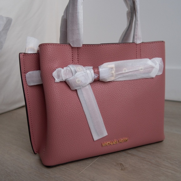 Michael Kors Emilia Small Satchel Bag - Rose - Picture 1 of 4